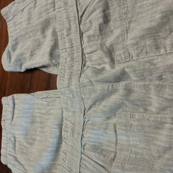Gap Gray Linen Joggers With Tie Waist. Women's Size Large  NWT - Picture 5 of 8